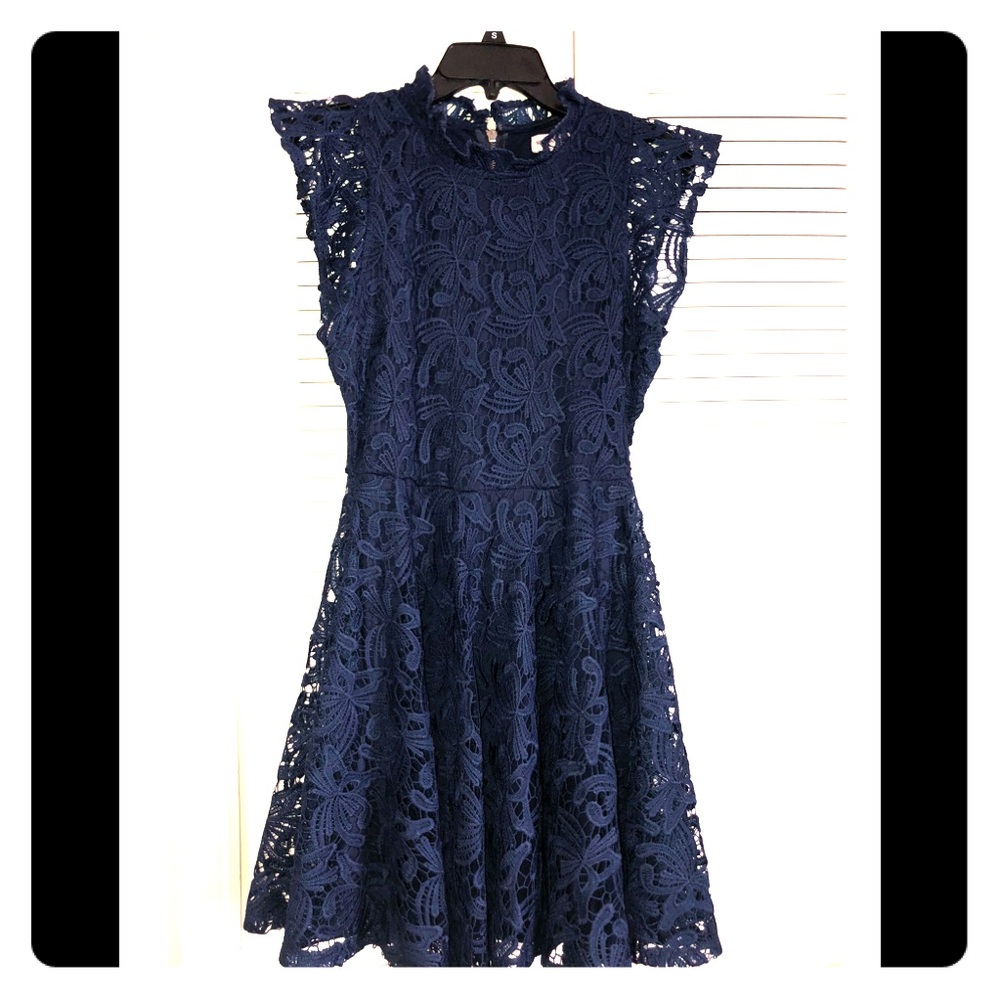 Navy cocktail dress